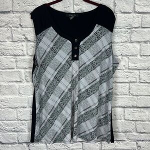 Adele & May Sleeveless Tank Blouse Size 2X